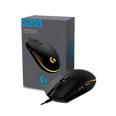 Mouse LOGITECH USB G203 LIGHTSYNC Gaming Black